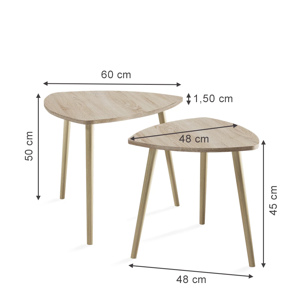 Mesa de centro in Sonoma on white background