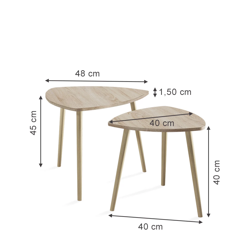 Mesa de centro in Sonoma on white background