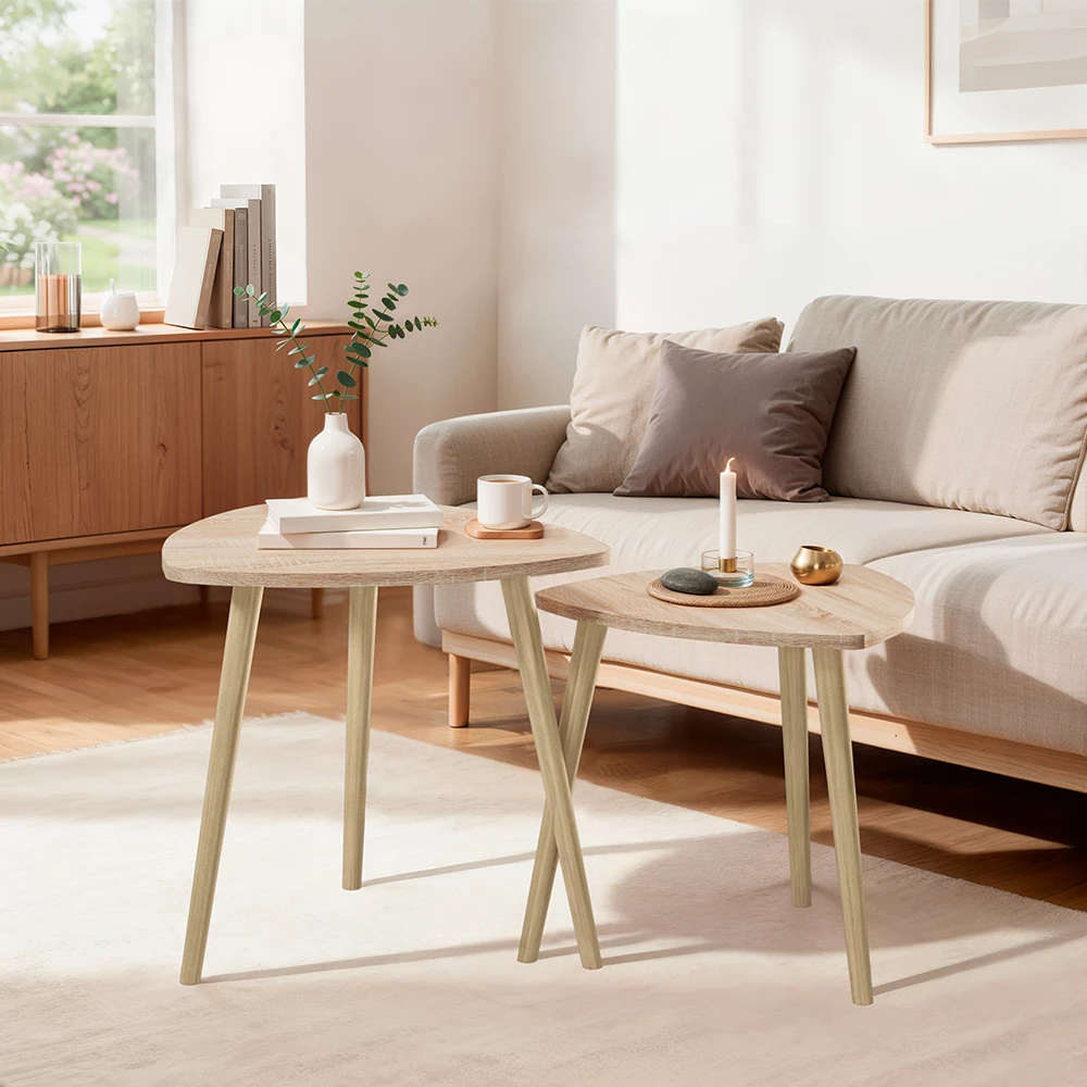 Couchtisch in Sonoma, dargestellt im Ambiente mit Dekoration