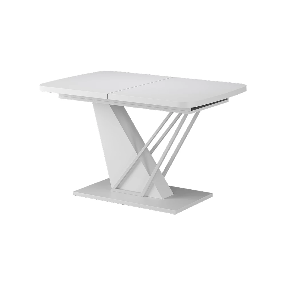 Mesa de jantar in Branco on white background