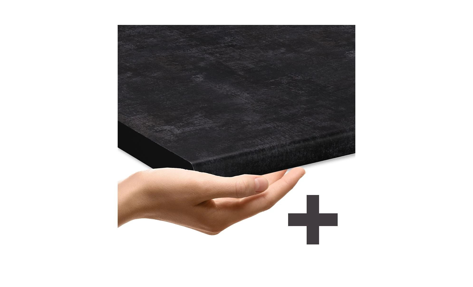 Frontpaneel R-Line Wit landelijk/Goudkleurig Eiken 60 cm antraciet werkblad Vicco