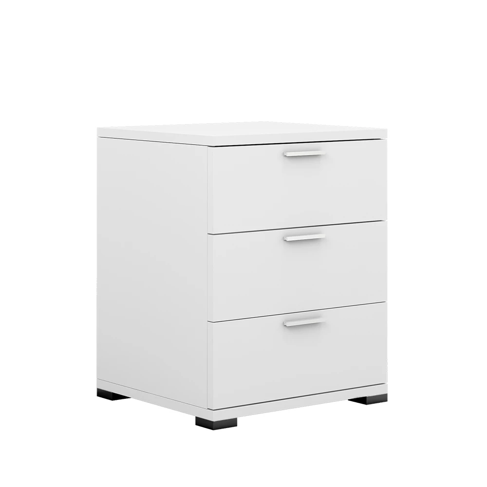 Yöpöytä in Valkoinen on white background