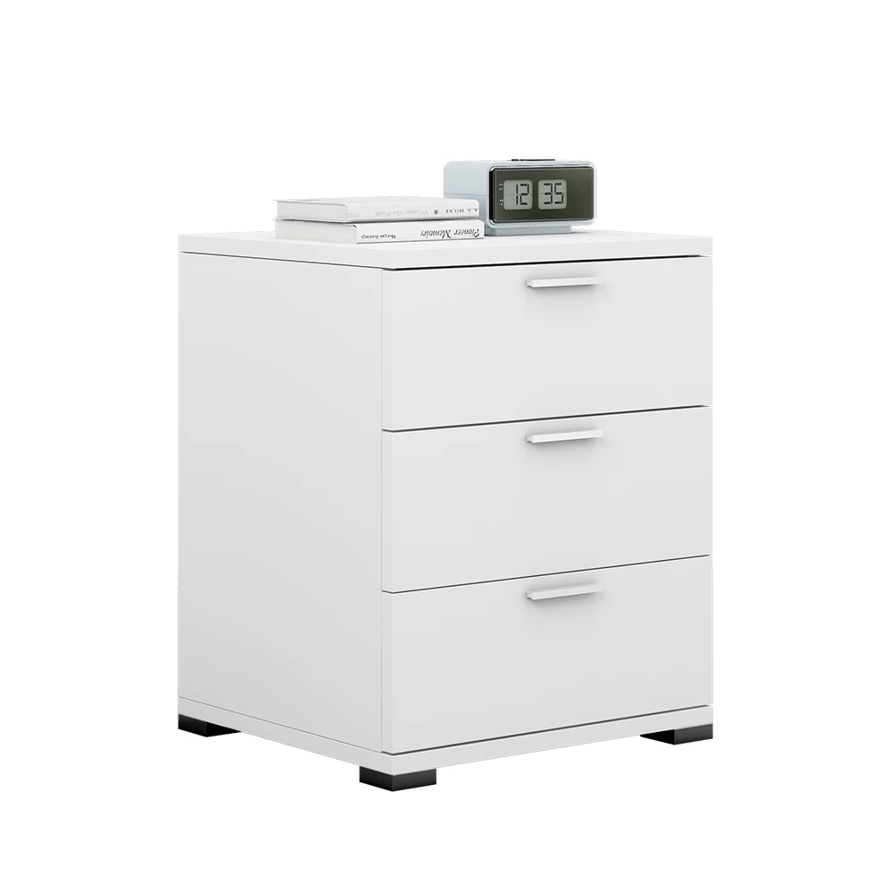 Yöpöytä in Valkoinen on white background with decorative elements