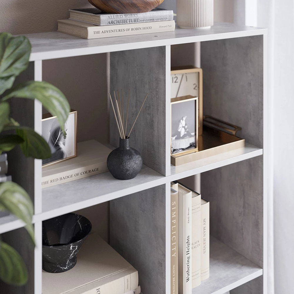 Close-up of Room divider in Grey, showing texture/details