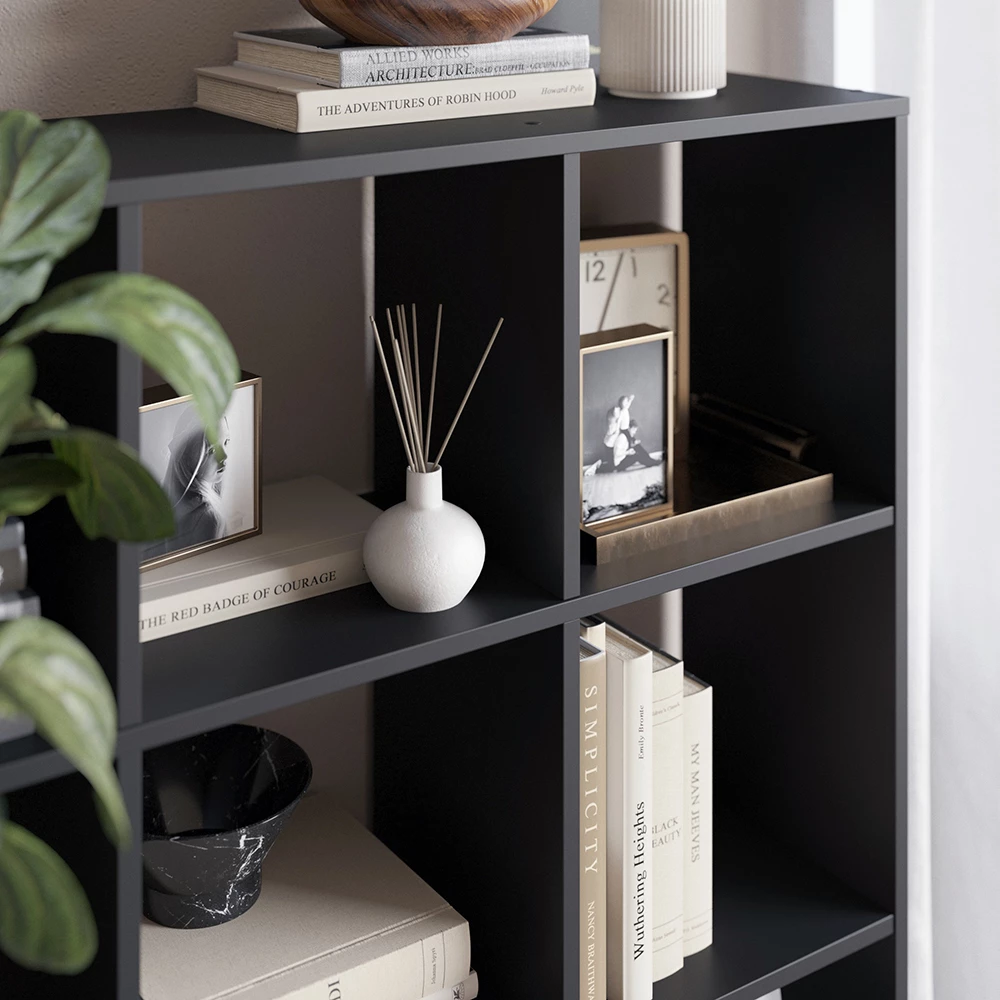 Close-up of Room divider in Black, showing texture/details