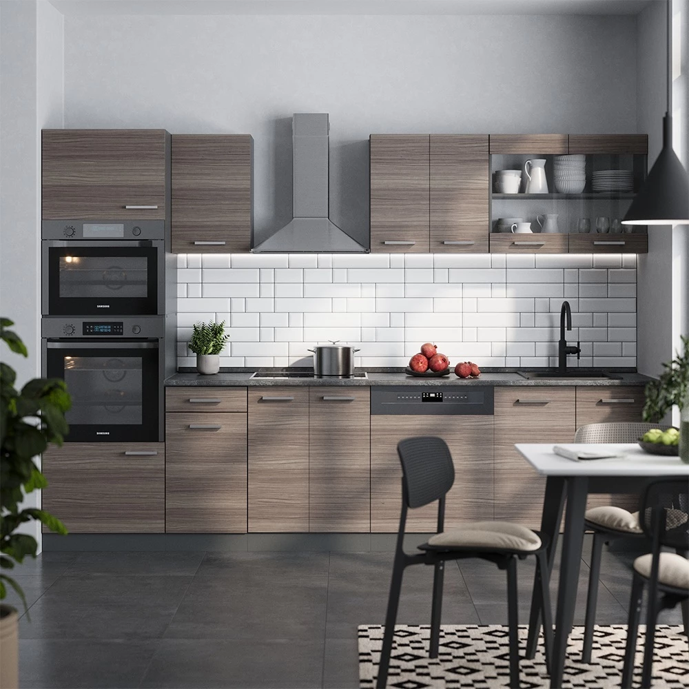 Kuchynský kút in Ušľachtilá sivá/antracitová on white background