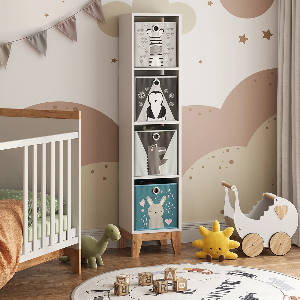 Close-up of Kinderplank in Wit/Kunstnijverheid, showing texture/details