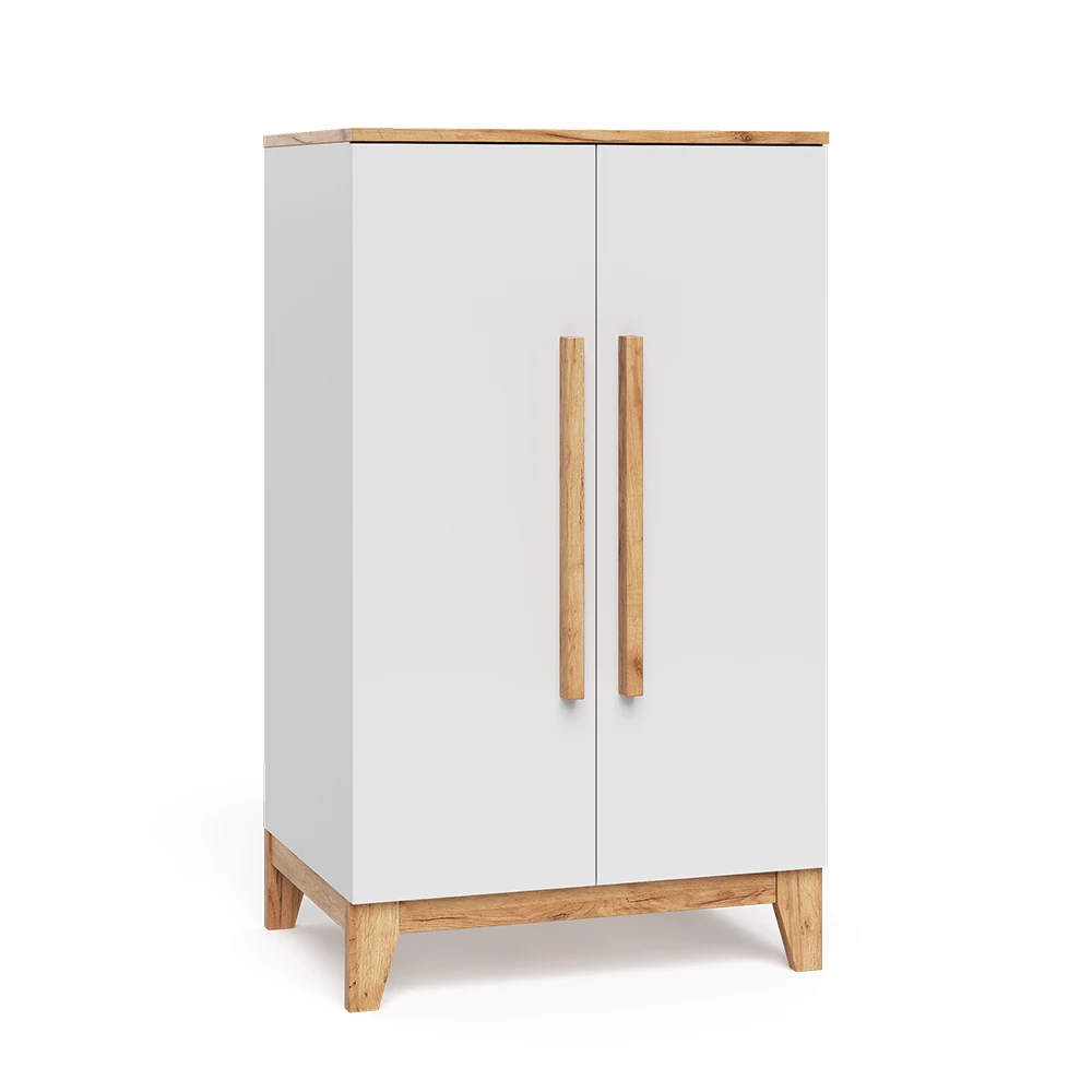 Armadio per bambini in Bianco/Artisan on white background