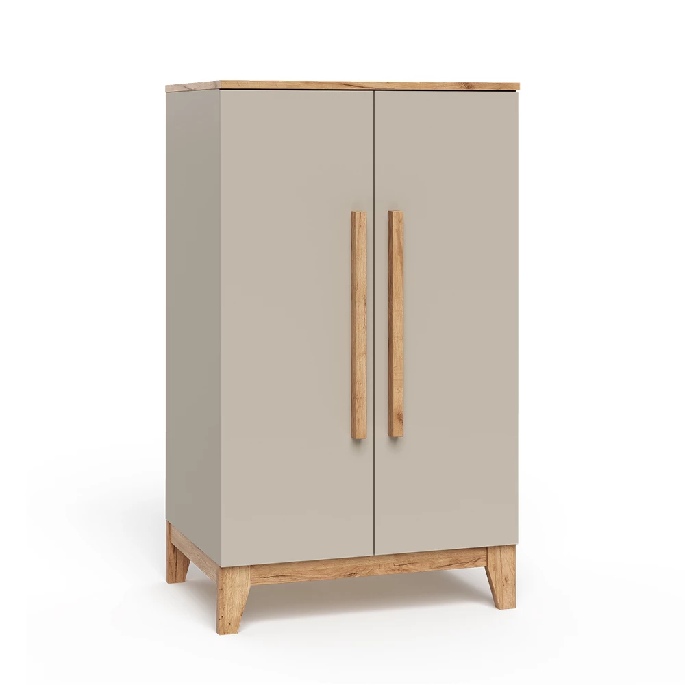 Armadio per bambini in Cashmere/Artigianale on white background