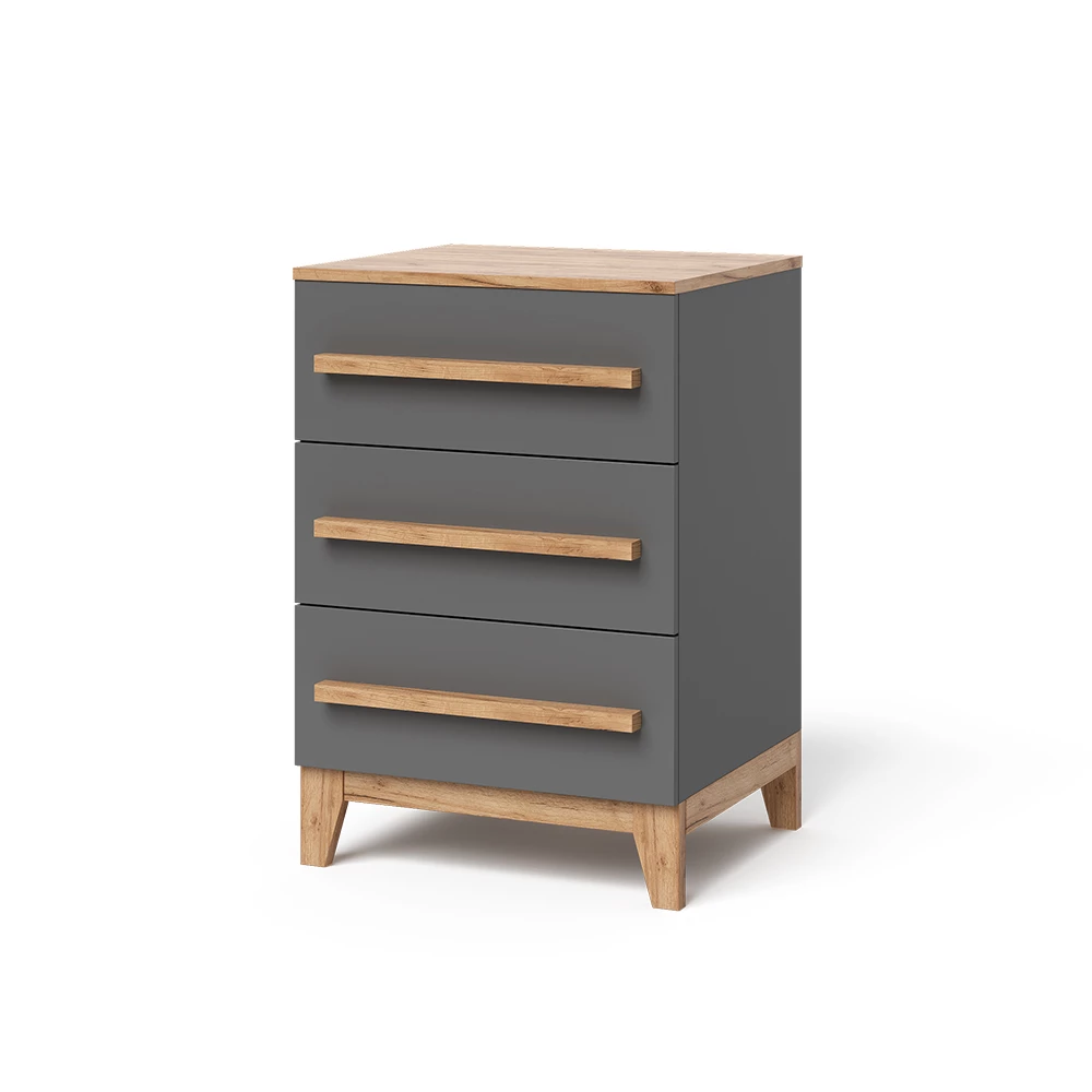 Sideboard in Gray/Artisan on white background