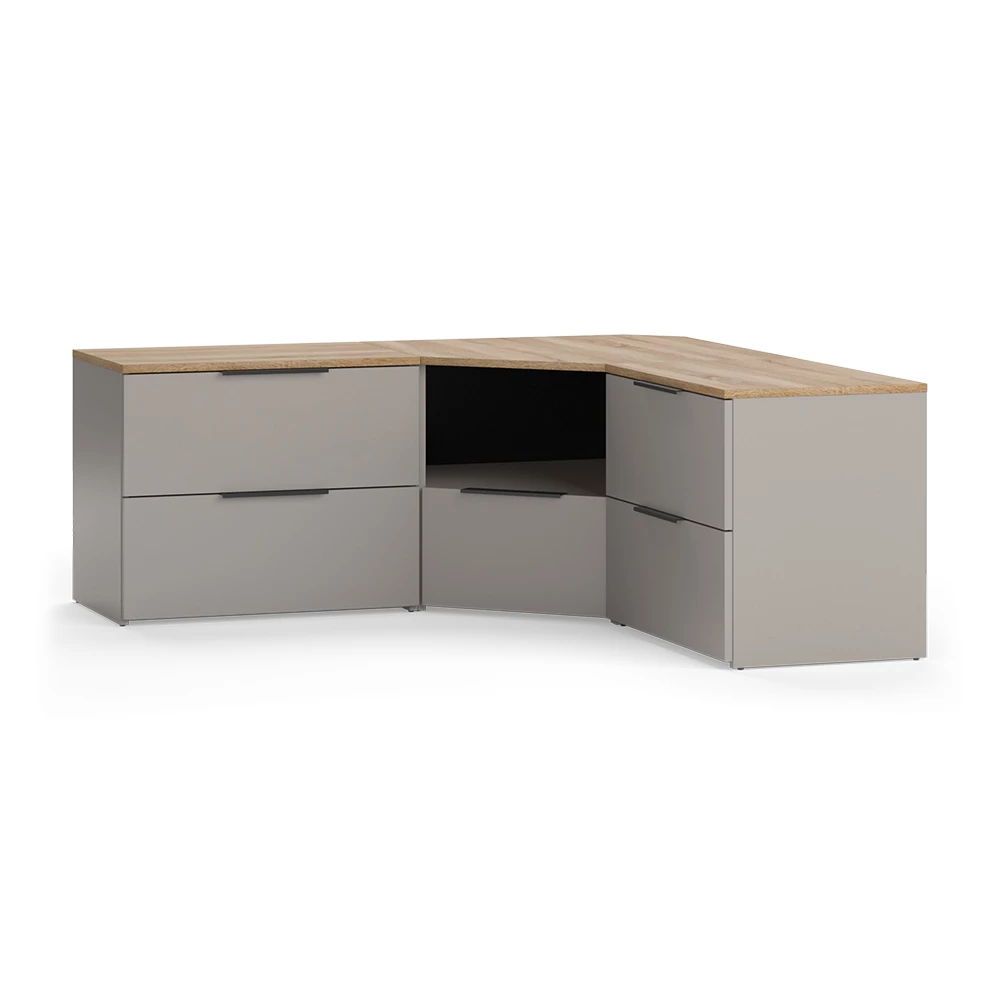 Unidade de parede in Cinzento-bege on white background