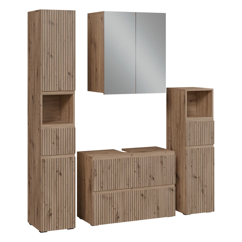 Set di mobili da bagno in Artigiano on white background