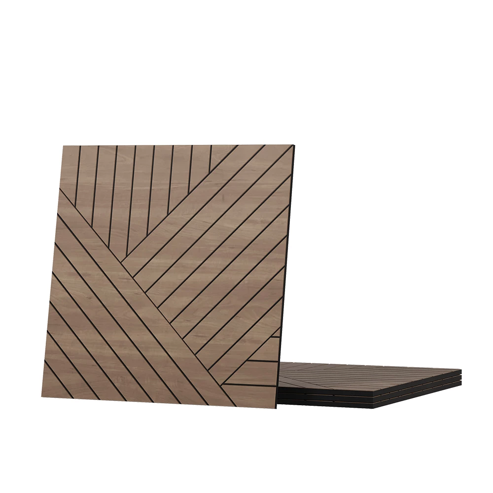 Painel de parede in carvalho on white background