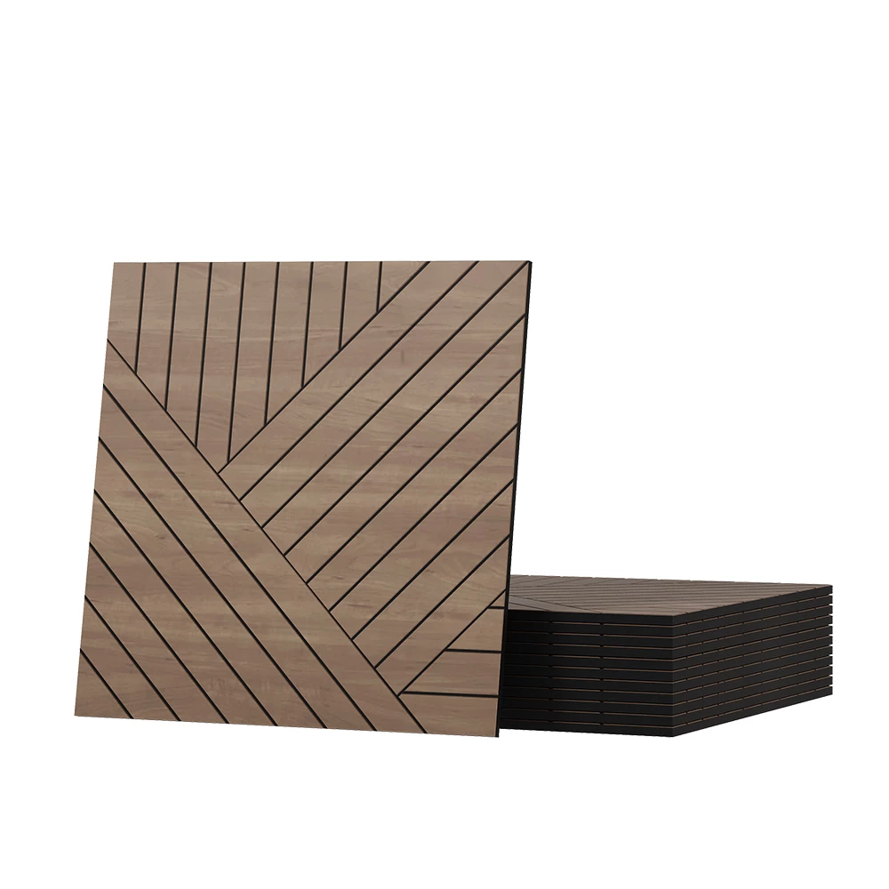 Painel de parede in carvalho on white background