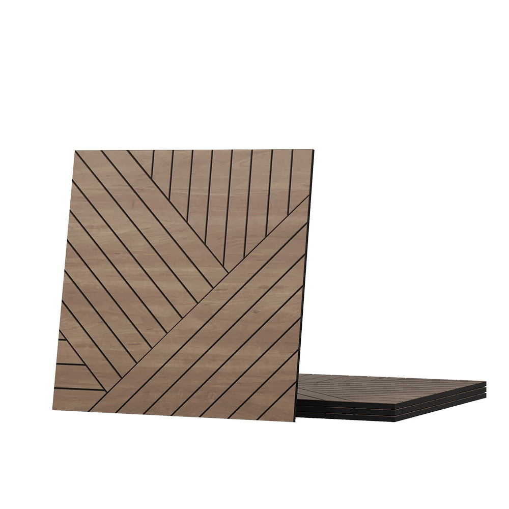 Painel de parede in carvalho on white background