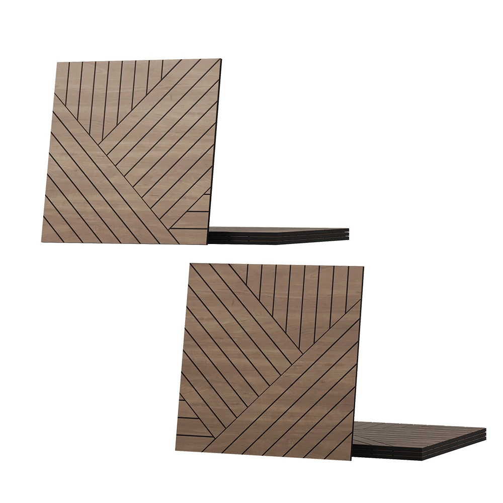 Painel de parede in carvalho on white background