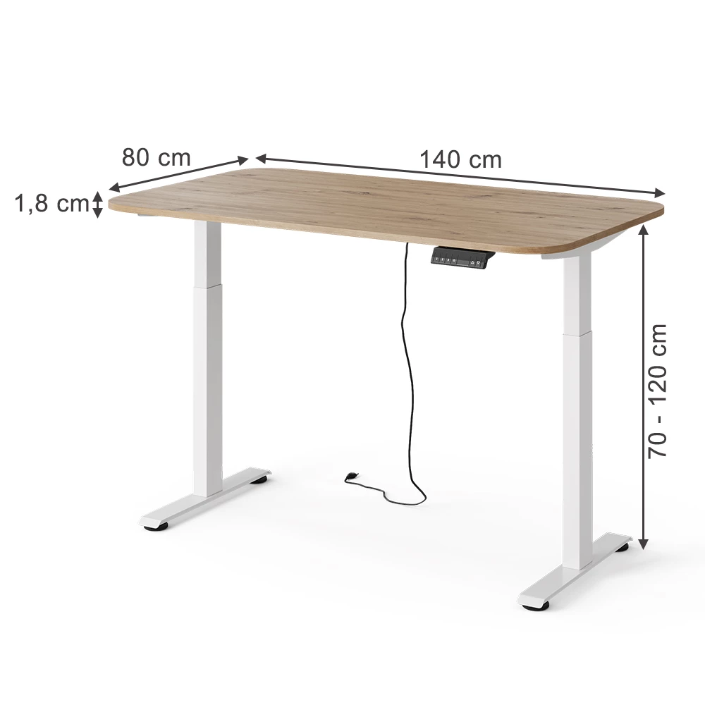Bureau in Ambachtelijk on white background