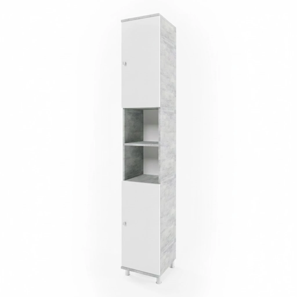 Mobile bagno alto Fynn Calcestruzzo 30 x 190 cm Vicco