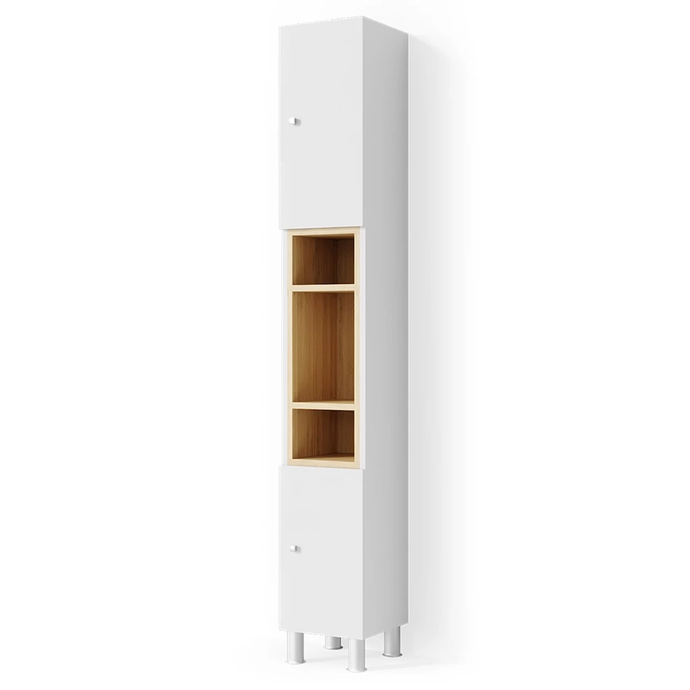 Badkamerkast in Wit on white background