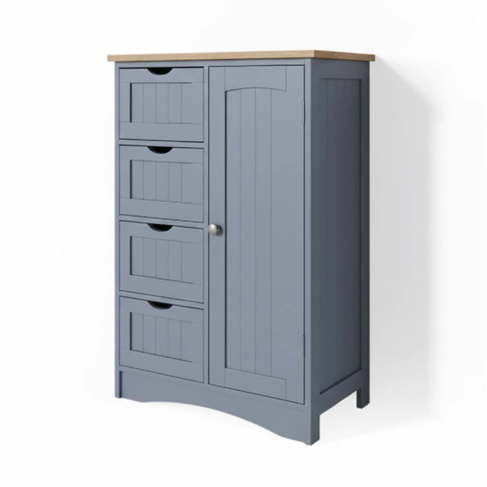 Kopalniška omarica v Siva na belem ozadju