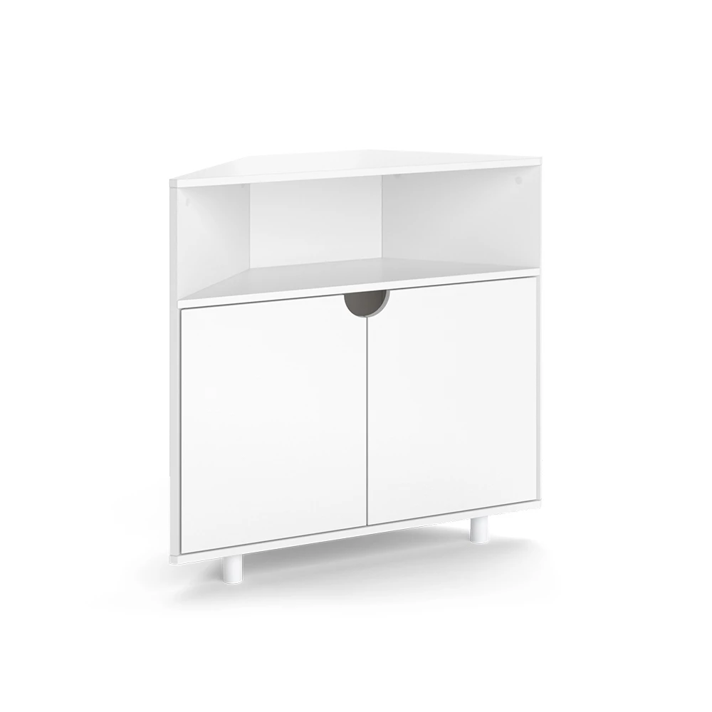 Cassettiera per camera da letto in Bianco on white background