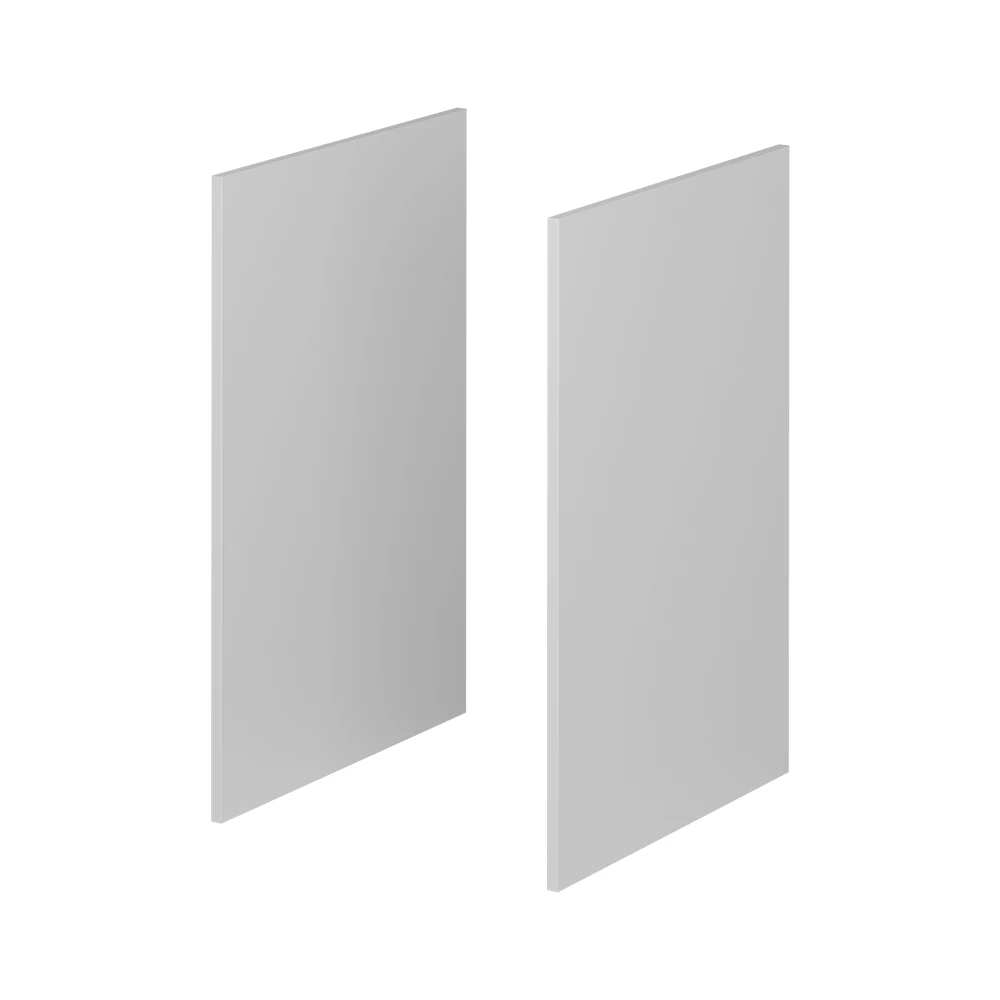 Zijpanelen voor de onderkast in Wit on white background