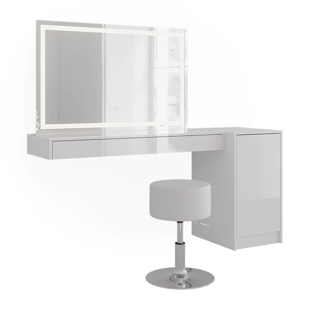 Stół do toalety in Biały on white background