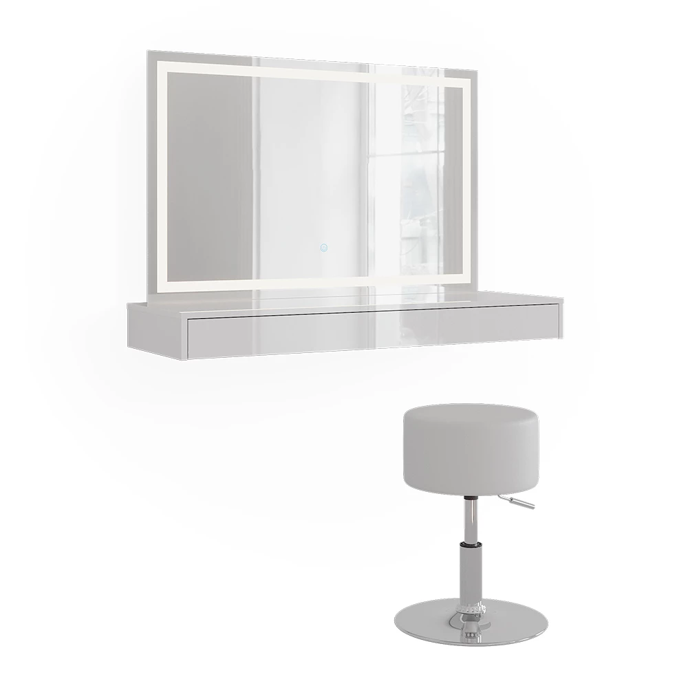 Kaptafel in Wit on white background