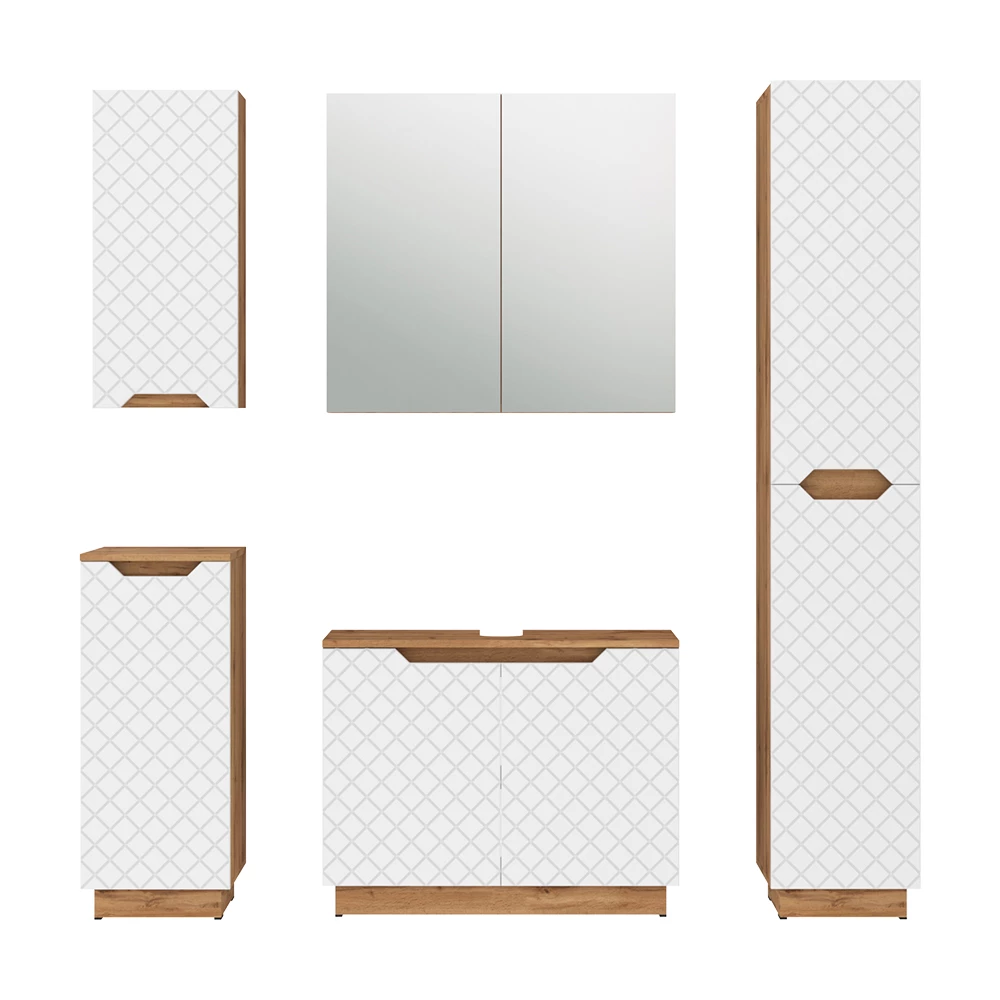 Badkamermeubelset in Wit on white background