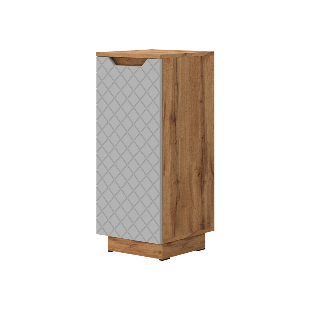 mobiletto bagno in Grigio on white background