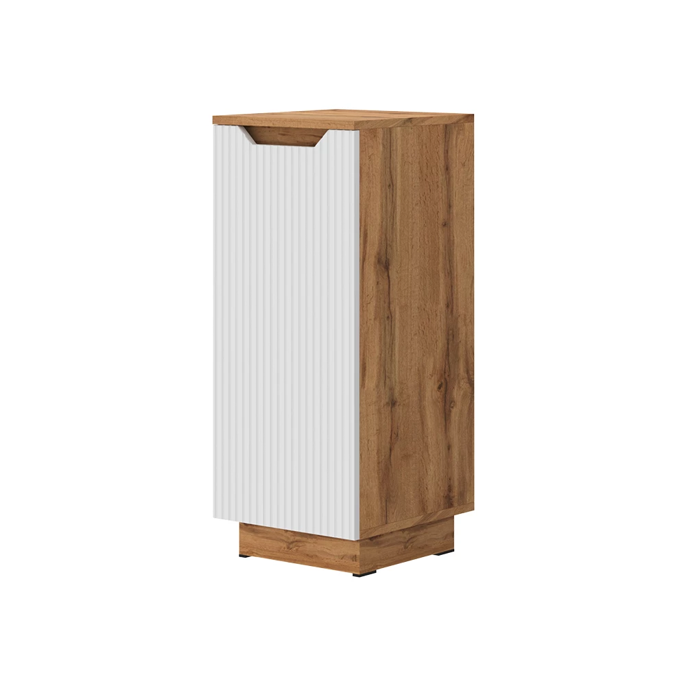 Halfhoge kast in Wit on white background