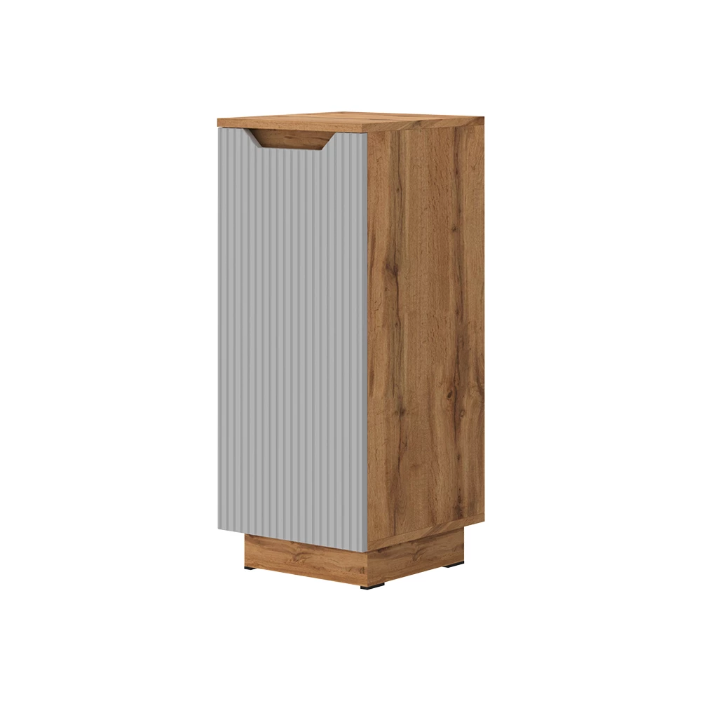 Halfhoge kast in Grijs on white background