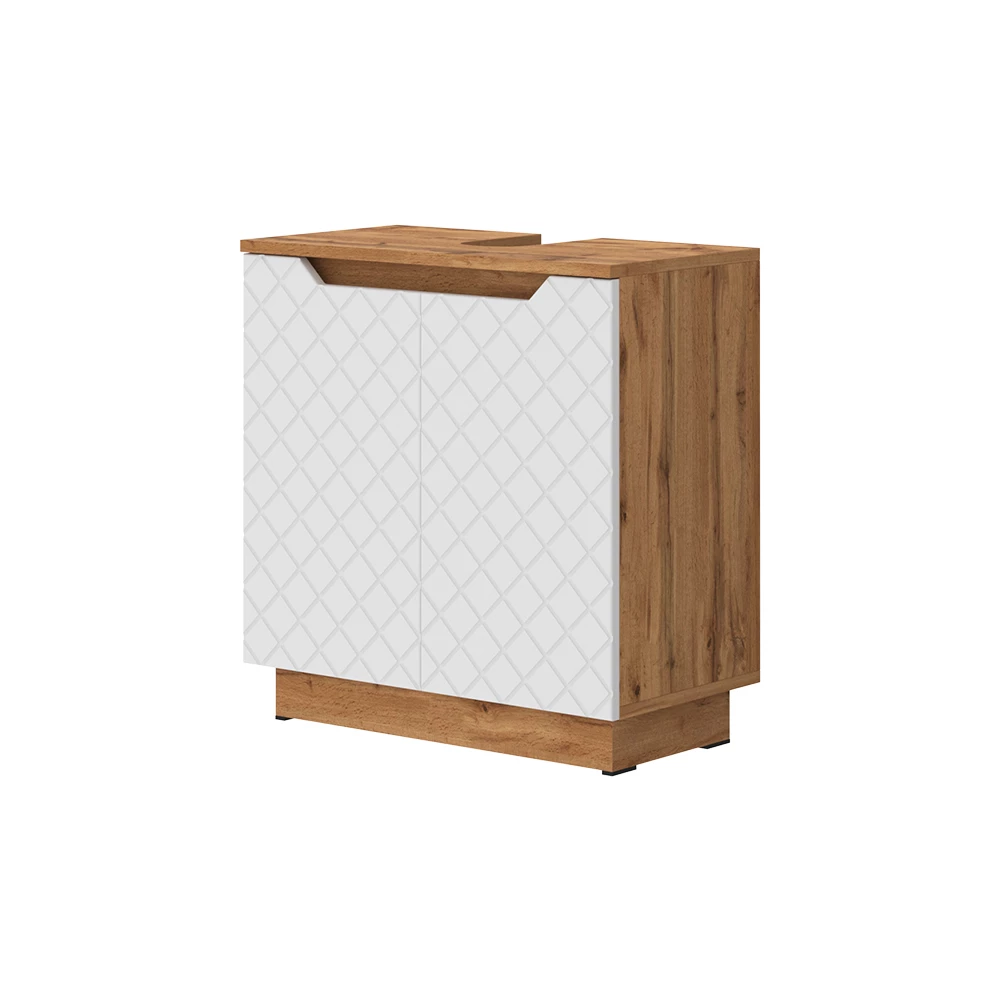 Wastafelonderkast in Wit on white background