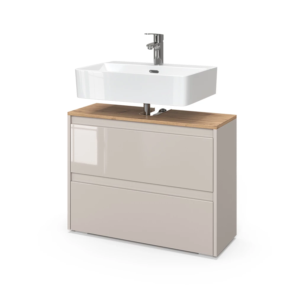 Mobile sottolavabo per bagno in Cachemire on white background with decorative elements