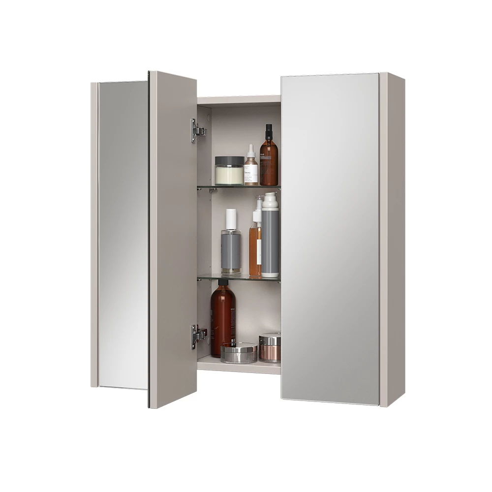 Specchio contenitore bagno in Cachemire on white background with decorative elements