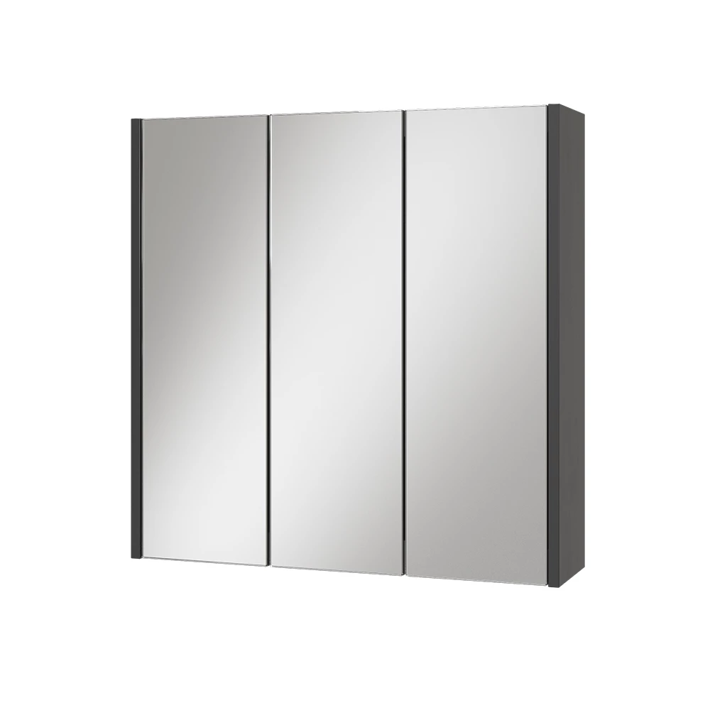 Badkamerspiegelkast in Antraciet on white background
