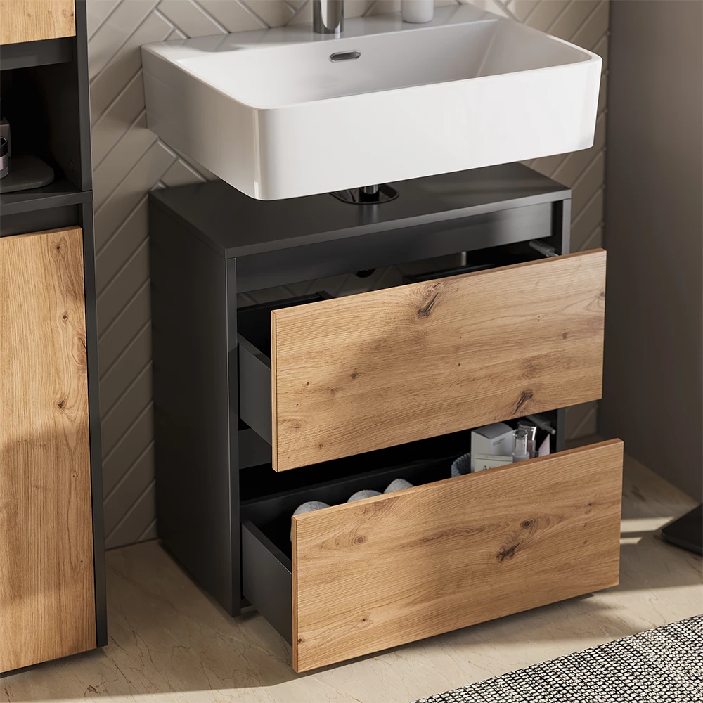 Close-up of Set di mobili da bagno in Artigiano, showing texture/details