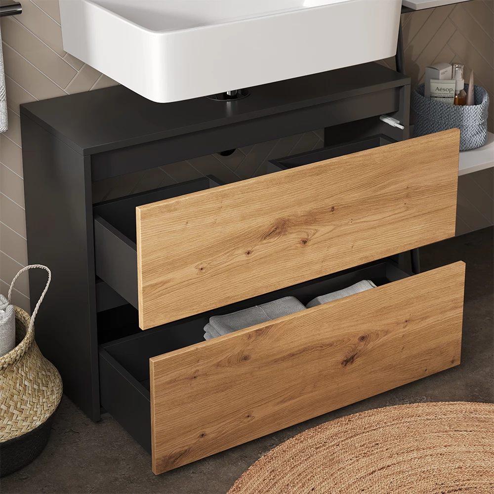 Close-up of Set di mobili da bagno in Artigiano, showing texture/details