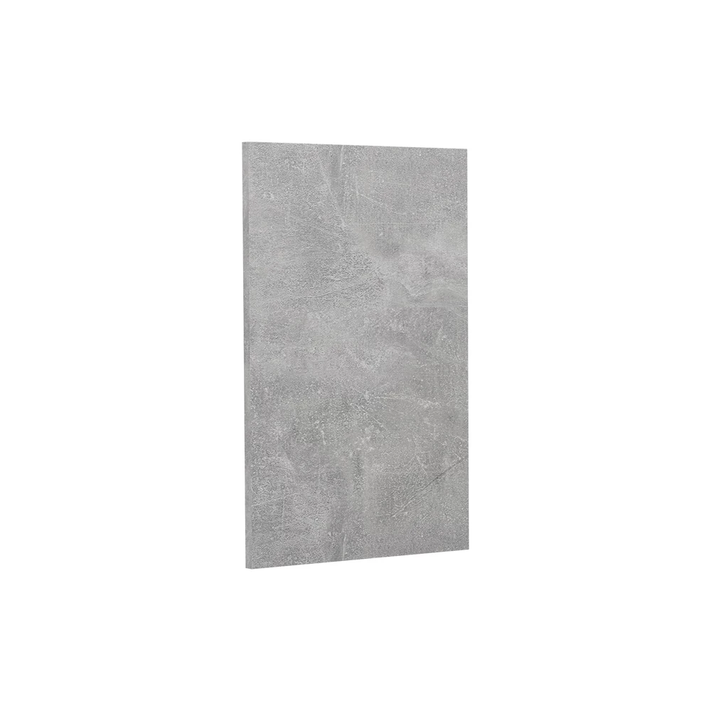 Küchenfront in Beton auf weißem Hintergrund
