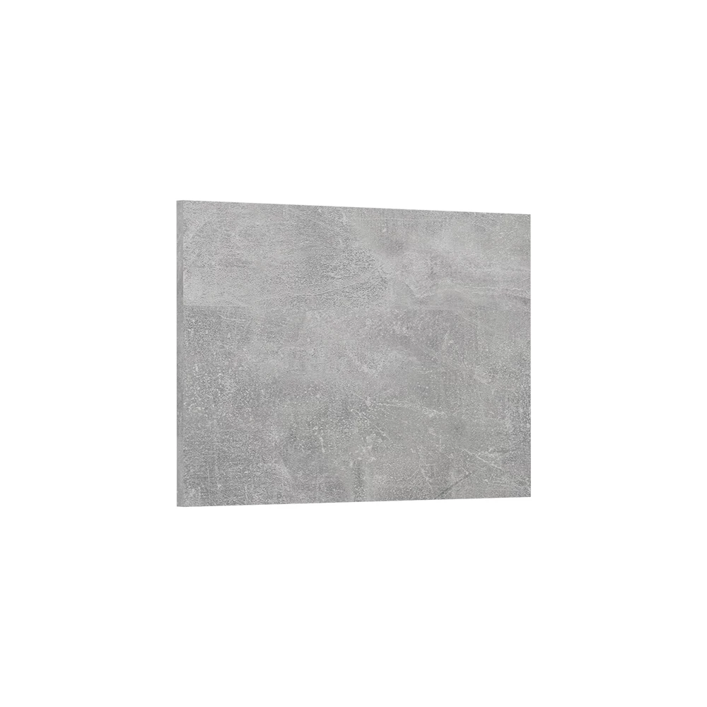 Küchenfront in Beton auf weißem Hintergrund