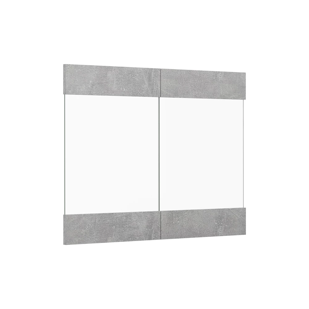 Façade de cuisine en Béton sur fond blanc