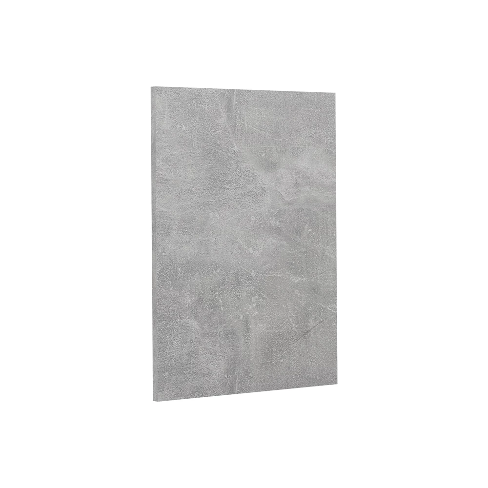 Küchenfront in Beton auf weißem Hintergrund