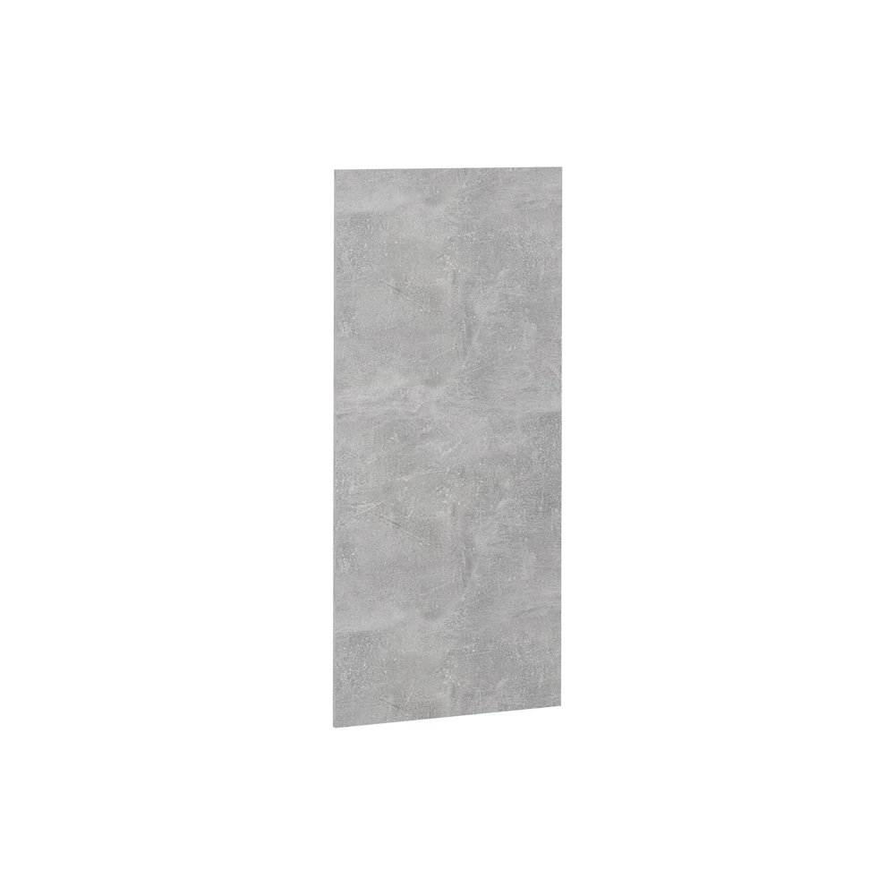 Küchenfront in Beton auf weißem Hintergrund