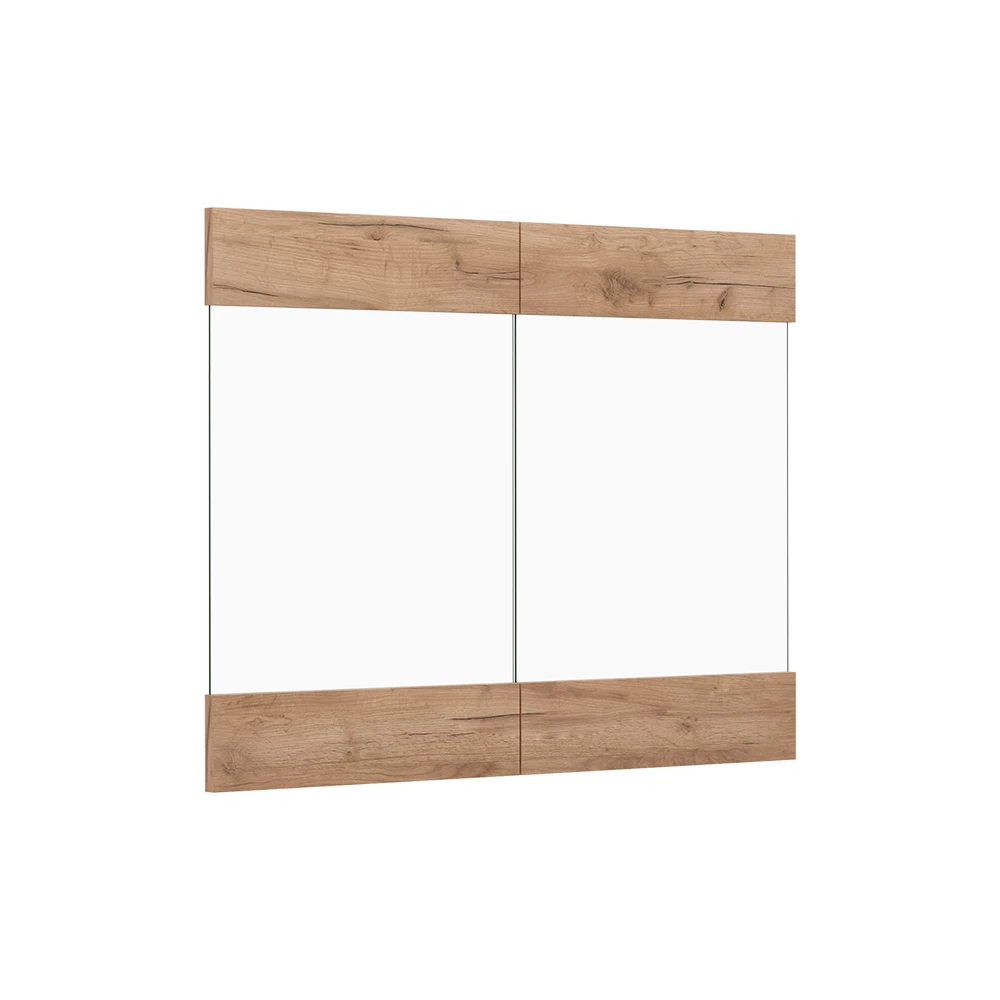 Keukenfront in Krachtige eik goud on white background