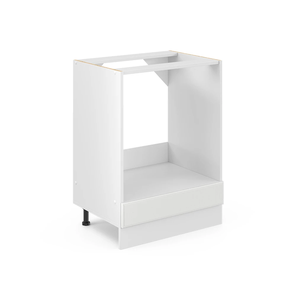 Keukenfront in Wit Landhuis on white background with decorative elements