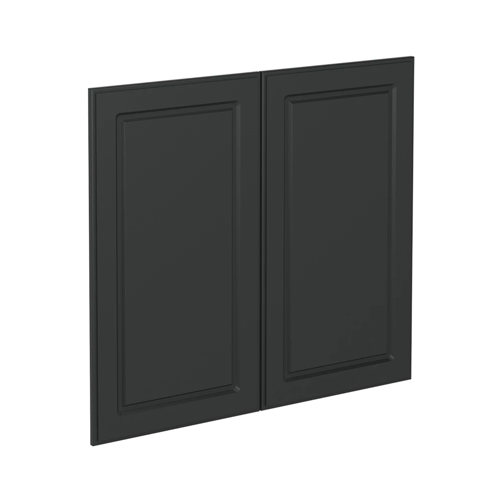 Keukenfront in Antraciet landhuis on white background