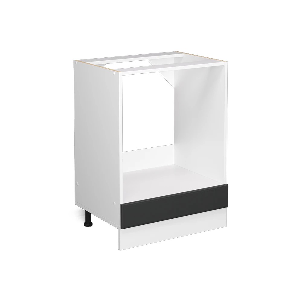 Keukenfront in Antraciet landhuis on white background with decorative elements