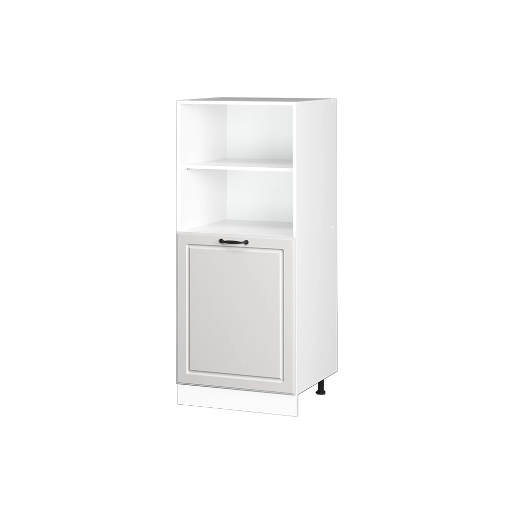 Keukenfront in Wit Landhuis on white background with decorative elements