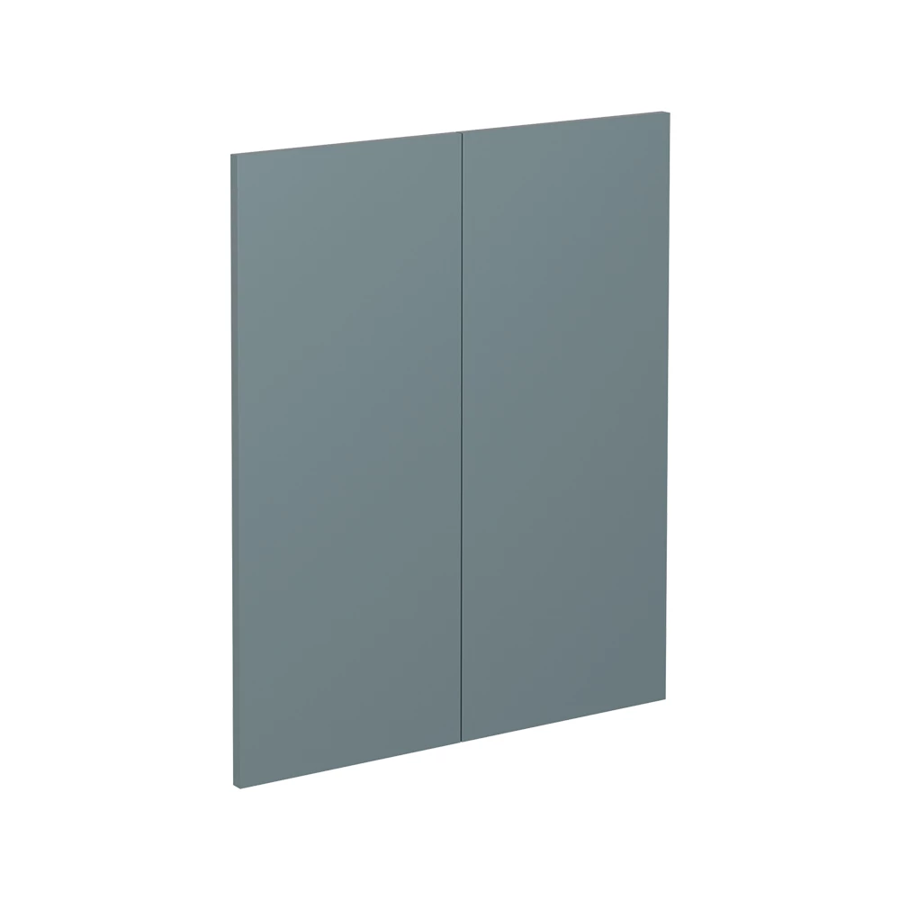 Keukenfront in Blauw-grijs on white background