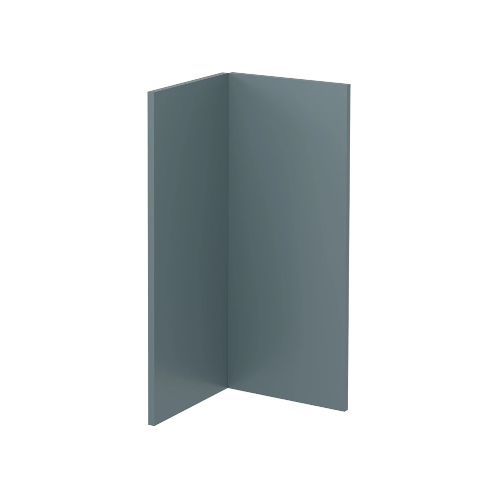 Keukenfront in Blauw-grijs on white background